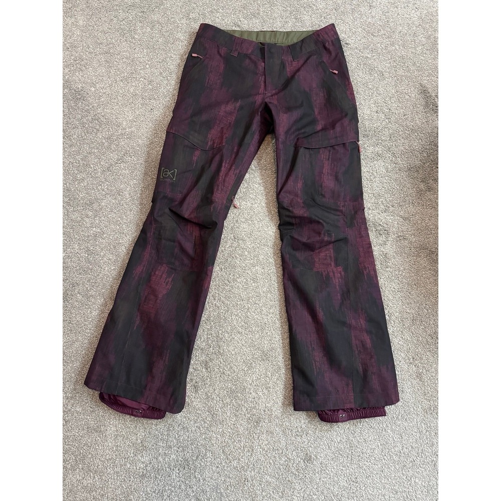 Burton AK Gore-Tex Snow Pants Womens Medium Purple Black Ski Winter